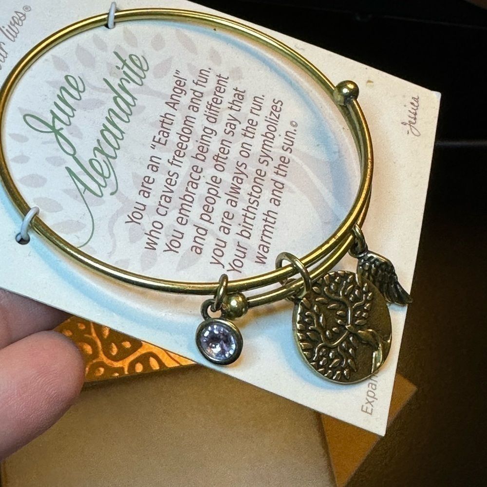 Earth Angel, The Angels of Our Lives, June Alexandrite Bracelet